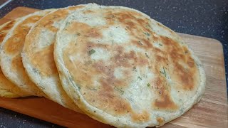 KRÄUTER NAAN Rezept super FLAUSCHIG und LECKER wie frisch vom Bäcker [upl. by Moreland937]