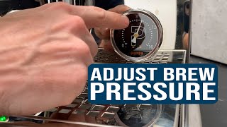 Profitec Pro 700 How to Adjust Brew Pressure [upl. by Oakman]