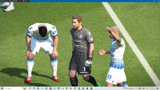 jugando pes 17 modo carrera 11 [upl. by Yssak]