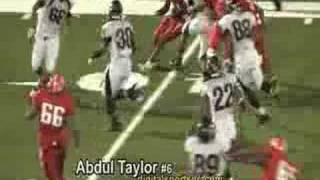 Dunbar High School  Football Abdul Taylor Highlights  DC [upl. by Clayborn]