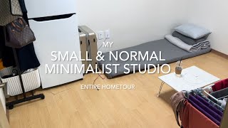 a small amp ‘normal’ minimalist studio apt [upl. by Ahsiat]