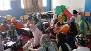 Harmonium Class at Gurmat Camp  Guru Nanak Khalsa School Loharan Charkey [upl. by Tunk]