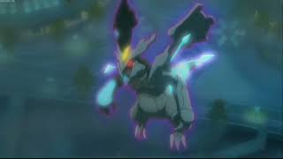 Kyurem Transforms into Black Kyurem and Uses Freeze Shock  Pokemon Hoopa and the Clash of Ages [upl. by Ahsiner885]