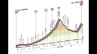 Giro dItalia 2016 19a tappa PineroloRisoul 162 km [upl. by Annayrb]