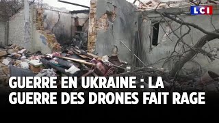 Guerre en Ukraine  la guerre des drones fait rage｜LCI [upl. by Cordell350]