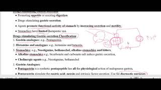 19 Stomachics Prokinetics amp Carminatives 220221FVASBHUVPTTh [upl. by Eioj]