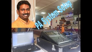 How to set up a PA System microphonemixerspeakerin malayalam [upl. by Monah]