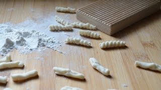 Homemade Cavatelli Pasta Dough Recipe [upl. by Aneehsor]