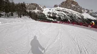 ⛷️ Cortina dAmpezzo 5 Torri 11 Red March 2024 4K [upl. by Nisbet]