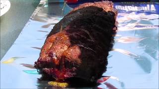 Baby Back Ribs 221 method on Weber WSM [upl. by Nnylanna]