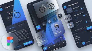 Figma UI Design Course  Create a Bike Shopping App [upl. by Mays]