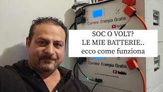 🔋BATTERIE MEGLIO LA TENSIONE O IL SOC cosa succede con il 5 di soc sul mio impianto fotovoltaico [upl. by Ayhay451]