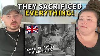 Americans React to Know Your Ally Britain Part 2  Cant even imagine [upl. by Nirad]