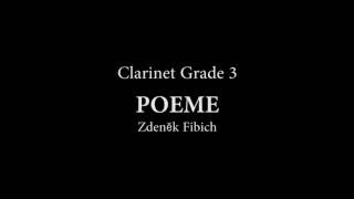 Poeme by Zdeněk Fibich  for Clarinet and Piano [upl. by Abe]