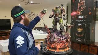 Prime 1 Studios Doom Slayer 13 Ultimate Edition Statue UNBOXING [upl. by Ayidan]