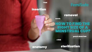 How to find the right size of Menstrual Cup [upl. by Conlon]