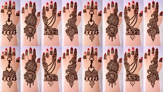 New stylish front hand mehndi design  Easy amp simple mehndi design  Mehndi ka design  mehndi [upl. by Ahseetal]