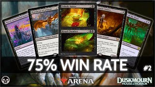 ⚫ Mono Black Midrange 75 Win Rate part 2  MTG Arena  Explorer  BO3  Duskmourn [upl. by Nahtaneoj]