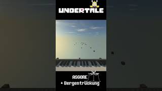 UNDERTALE  Bergentrückung  ASGORE part 1 Minecraft Noteblockshorts undertale Asgore [upl. by Aicac]