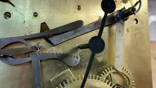 8 day c1790 Grandfather clock movement Chit chat video no 2 [upl. by Gauntlett726]