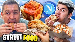 😍 MANGIAMO SOLO STREET FOOD NAPOLI per 24 ORE Parte 3 [upl. by Luby]