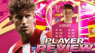 🔥97 PREMIUM FUTTIES LLORENTE SBC PLAYER REVIEW  FIFA 23 ULTIMATE TEAM [upl. by Hawkins]