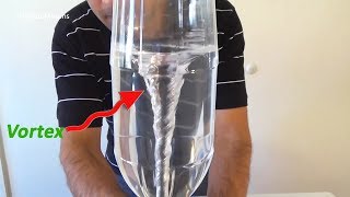 Create Vortex inside of a Bottle  Amazing Science Experiment [upl. by Sidnak]