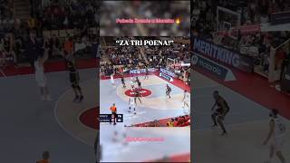 Velika pobeda Zvezde u Monaku 🔥👏 kkcrvenazvezda euroleague basketball srbija nba [upl. by Auberon]