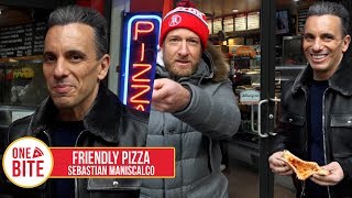 Barstool Pizza Review  Friendly Pizza Special Guest Sebastian Maniscalco [upl. by Gifford851]