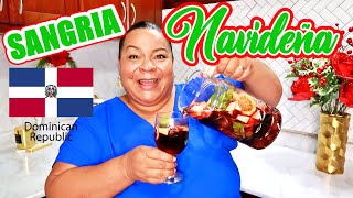 SANGRIA NAVIDEÑA  COMO PRAPARAR SANGRIA [upl. by Jolie]