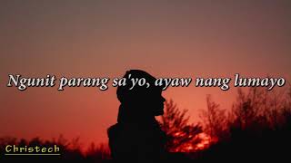 Minahal kita agad Justin Vasquez Lyrics 🎵 [upl. by Rafat]