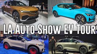 2023 Los Angeles Auto Show  Every Electric Vehicle Ford Lucid Kia Acura and more [upl. by Devlin]