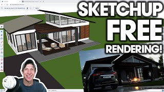 How to Render Models from SketchUp Free  FOR FREE [upl. by Nylesaj707]