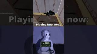 PLAYING RUST THEN vs NOW 😭 shorts rust rustgame rustclips atlasrust rustfunny [upl. by Llenna]