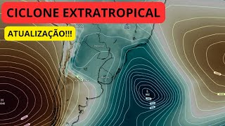 ATUALIZAÇÃO Ciclone Extratropical [upl. by Leunamme]