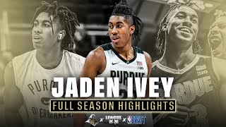 Jaden Ivey Official 202122 Purdue Highlights  Most Electrifying Player in the NBA Draft [upl. by Nwahsiek]