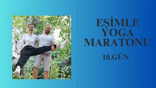 Eşimle Yoga  10Gün  Tekrarlı Hareketlerle Enerji Veren Dinamik Yoga Akışı [upl. by Aeriell]