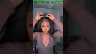 HOW TO Half Wig Install  Twist Out Tutorial [upl. by Blim]