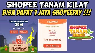 SHOPEE TANAM KILAT DAPAT SALDO 1 JUTA SHOPEEPAY [upl. by Trelu]