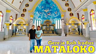 GEREJA TERTUA amp ICON GEREJA DI FLORES GEREJA ROH KUDUS MATALOKO BAJAWA  FLORES  NTT [upl. by Adiaros483]