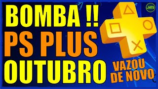 VAZOU 2 JOGOS PS PLUS OUTUBRO 2023 [upl. by Kalvn]