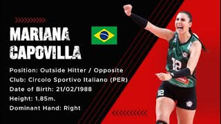 Mariana Capovilla Outside HitterOpposite Highlights Season 20232024 [upl. by Rebekkah612]