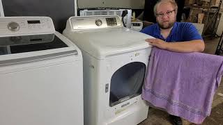 Samsung Dryer Heating but Wont Dry Clothes  How to Fix [upl. by Arednaxela]