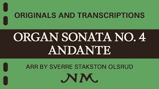 Organ Sonata No4  JS Bach arr Sverre Stakston Olsrud Available for Concert Band Grade 5 [upl. by Drofhsa]