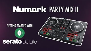 Numark Party Mix II  Getting Started with Serato DJ Lite [upl. by Arch]