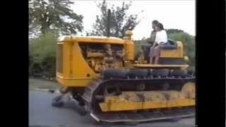 D7 Caterpillar ploughing mole ploughing and going for a road run without cutting the road up [upl. by Nnayllas]