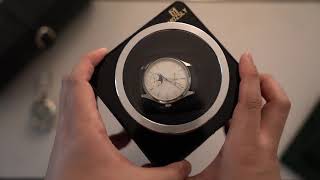 JaegerLeCoultre Master Ultra Thin Moon Unboxing  Mozsly Watch Winder [upl. by Letney]