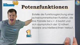 Potenzfunktionen verstehen  Klasse 10 ★ Übung 1 [upl. by Larsen230]