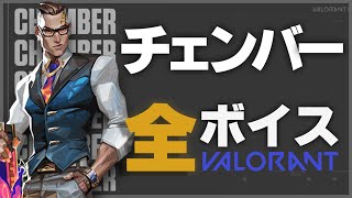 Valorant チェンバー 全日本語ボイス 340種 [upl. by Kizzie]