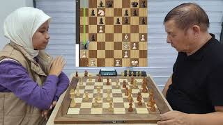 3 clear hits in a row Orzikulova Sarvinoz1458 vs Aktam Zhumukov1485 Intellect open Round 6 [upl. by Miche]